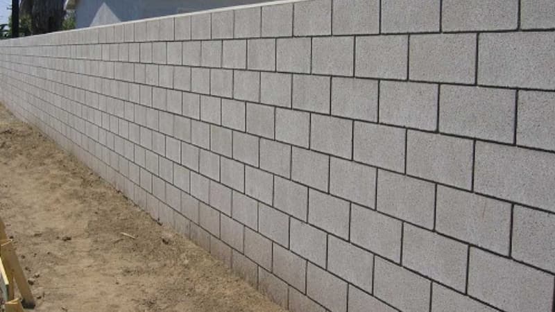 Concrete Block Wall
